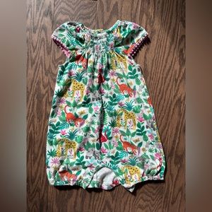 Baby Boden Jungle Print Romper
